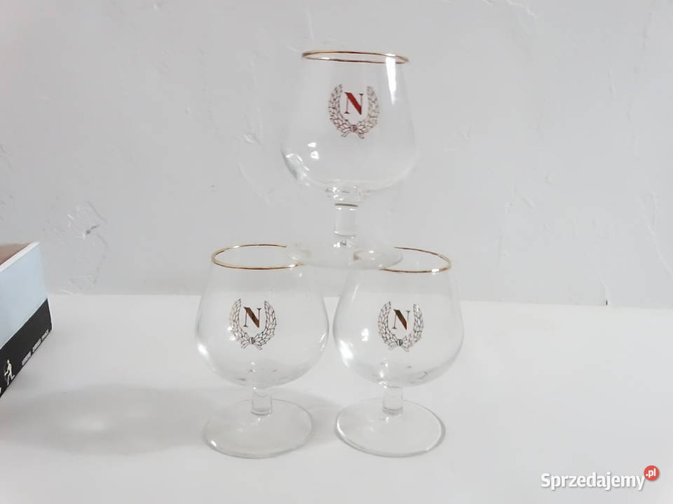 Vintage Luminarc Zestaw 6 Koniakówek Napoleon Kieliszki i pucharki lubelskie Biłgoraj
