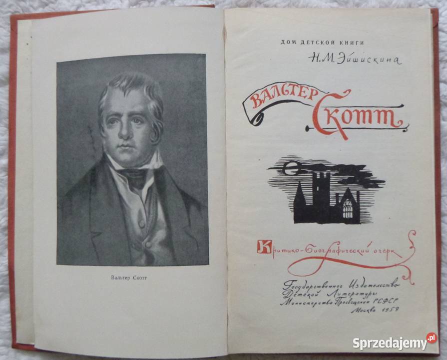 Walter Scott Biografia Nadieżda Ejszyskina Proza i poezja mazowieckie Warszawa sprzedam