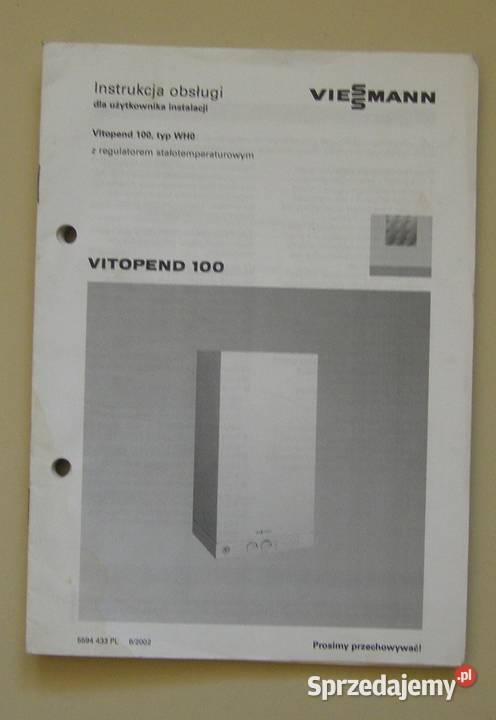 Kocioł piec gazowy Viessmann Vitopend 100 na Łódź