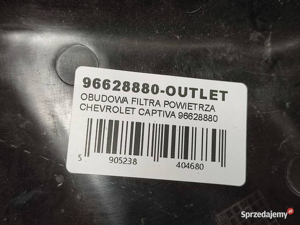 OBUDOWA FILTRA POWIETRZA CHEVROLET CAPTIVA I 20 lubelskie