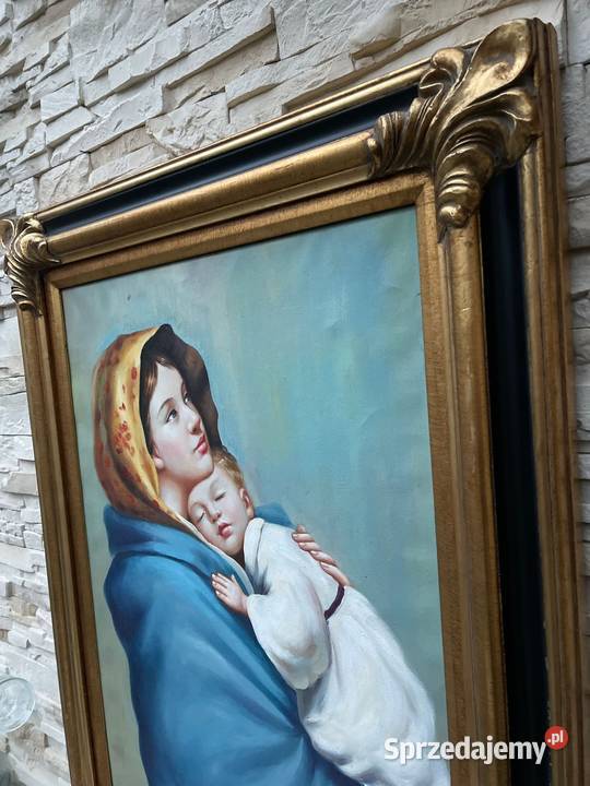 Matka Boża Cyganka obraz drewniana rzeźbiona Bystrzyca Kłodzka