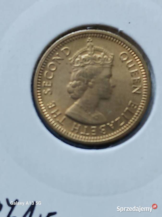 5 Centów Hong Kong 1971 r Mennicze Numizmatyka