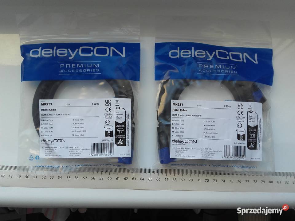 Kabel deleyCON MK237 HDMIHDMI 15m kąt 90 HDMI20a