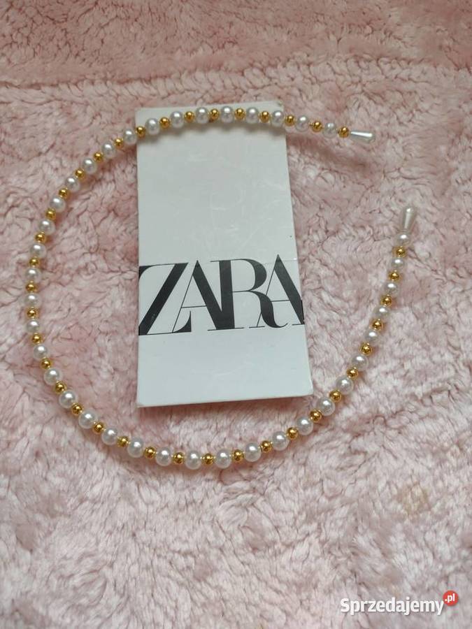 ZARAPerłowozłota opaska na głowę z MadrytuNOWA Dla kobiet sprzedam