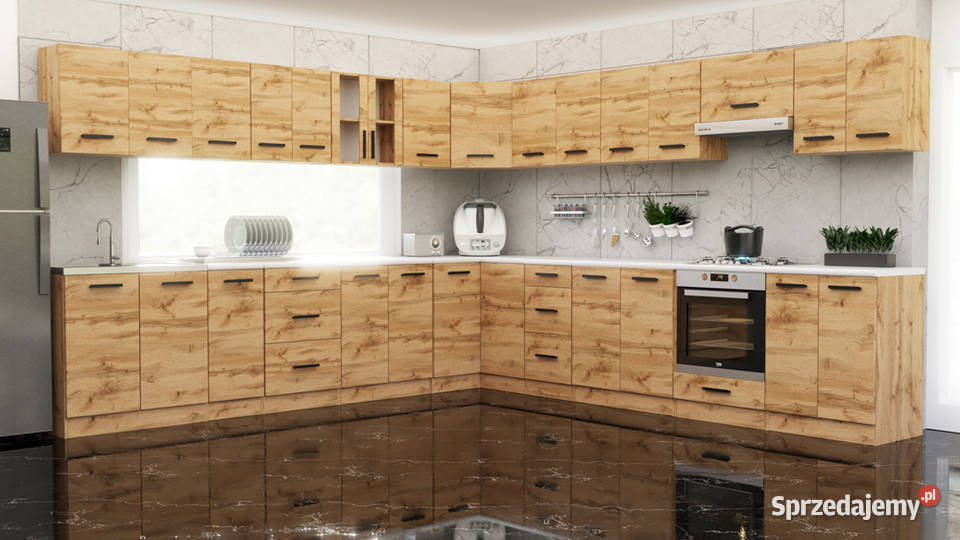 Meble Kuchenne Drewniane Dąb Wotan Zestaw Elbląg sprzedam