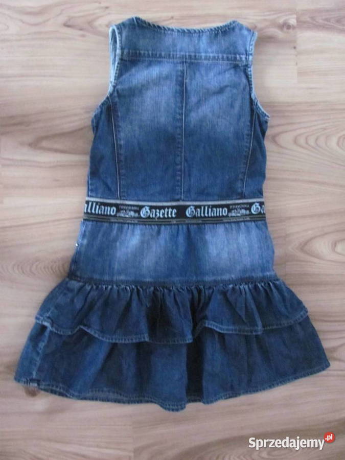 Kids John Galliano Gazette Jeans Dress Rozmiar 8 Zamość