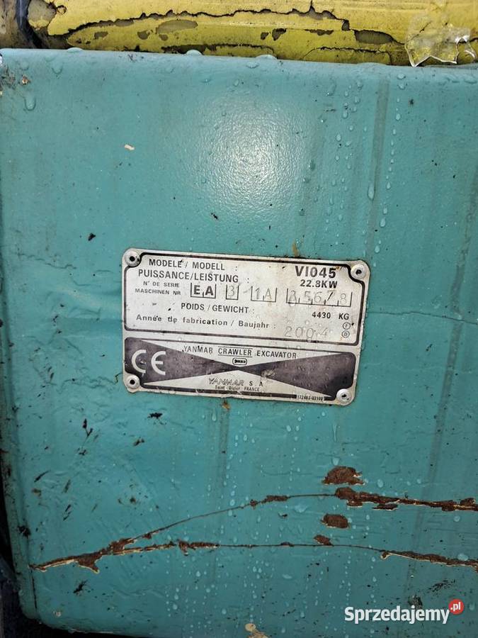 Yanmar vio45 Rok produkcji 2004 Powroźnik sprzedam