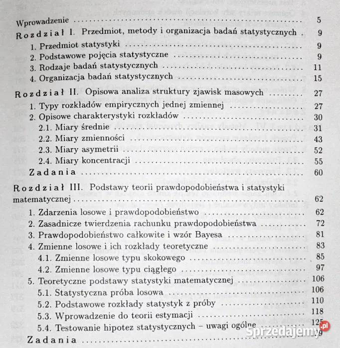 Statystyka Mieczysław Sobczyk Rok wydania 1996 Chełm