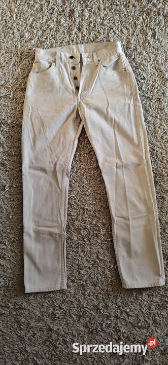 Spodnie sztruks Levis Strauss szary/srebrny Rzeszów