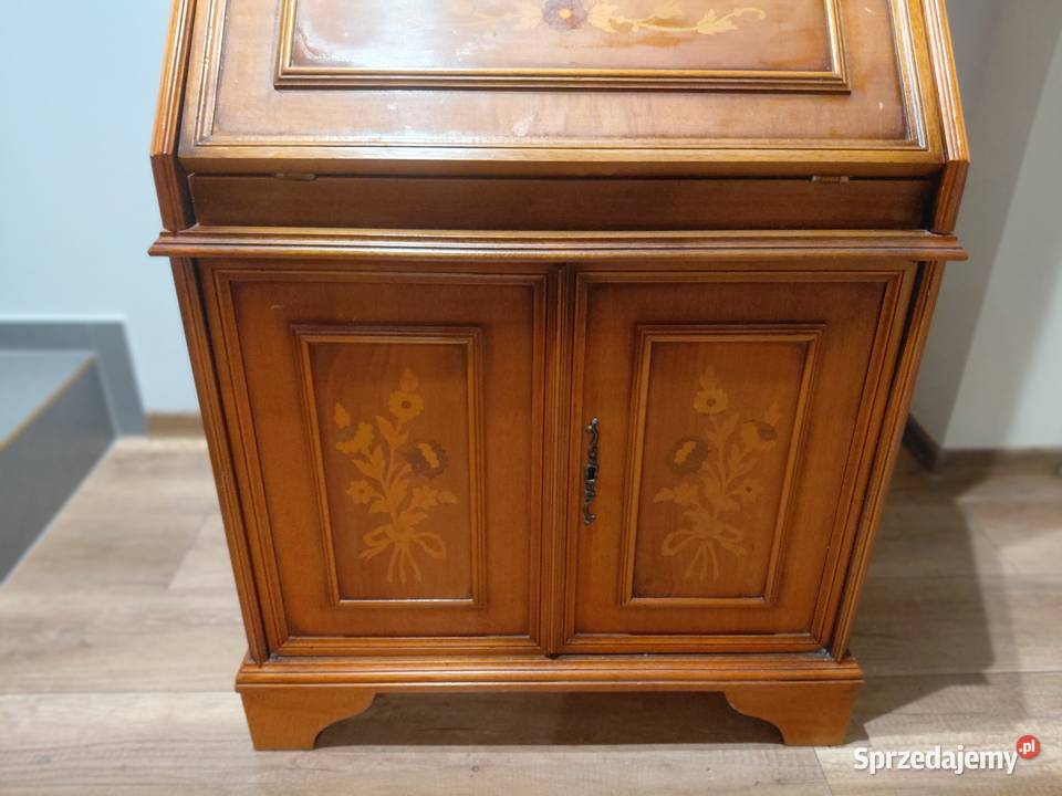 Sekretarzyk Biurko Stylowe z intarsją 244 Byczyna