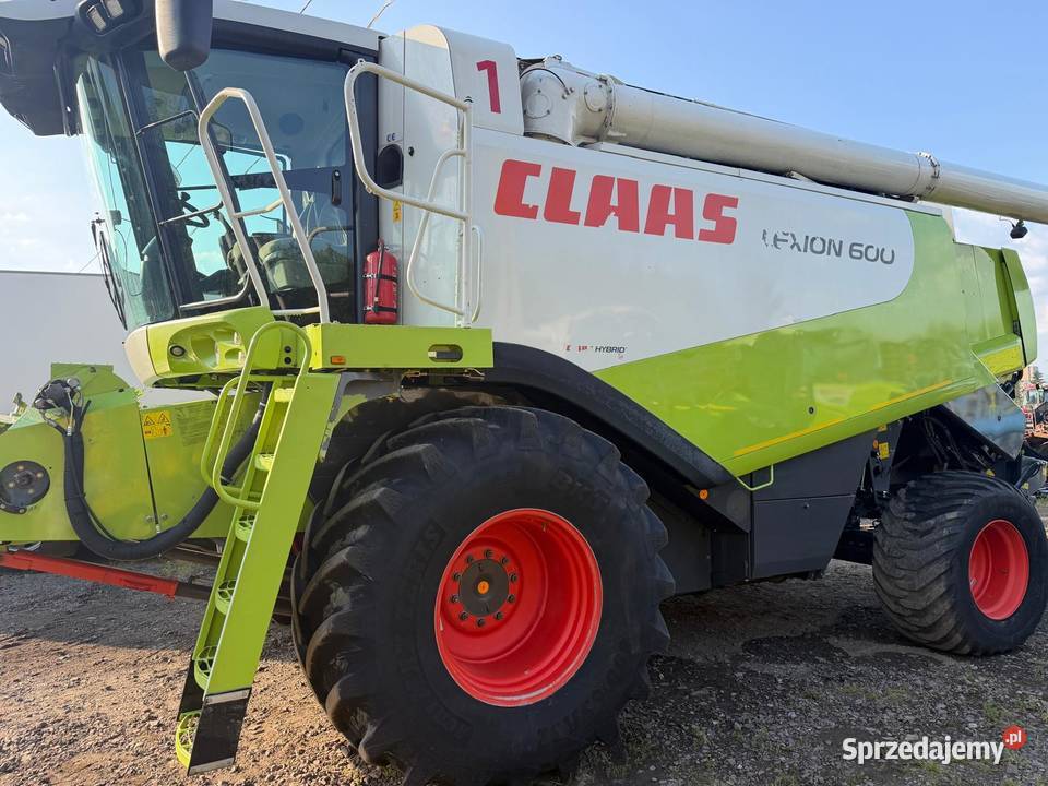 Kombajn zbożowy Claas Lexion 600 2008 heder V900 Nowa Ruda