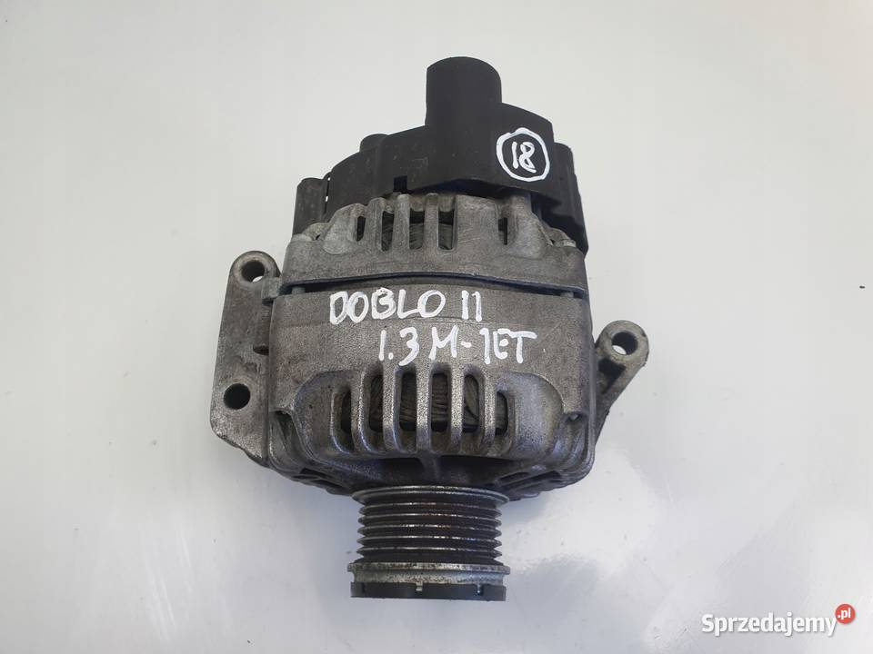 ALTERNATOR Fiat Doblo II 13 MJET Alternator osobowe Układ elektryczny silnika Części samochodowe Chełm