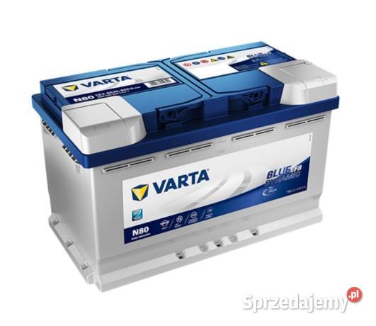 Akumulator VARTA N80 Blue Dynamic 80Ah 800A EFB Rzeszów sprzedam