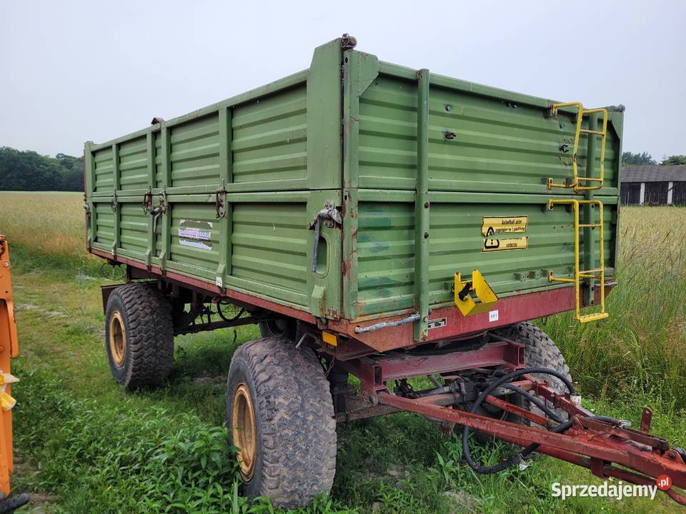 Przyczepa rolnicza Hilken 8t 3 stronny wywrot Kozłówka sprzedam
