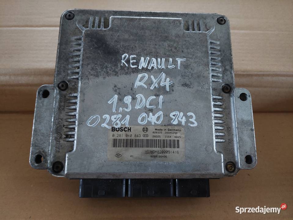 RENAULT SCENIC RX4 19 DCI komputer sterownik osobowe Części samochodowe Kielce