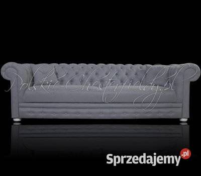 Pikowana SOFA CHESTERFIELD NORMAL 4OS z funkcją