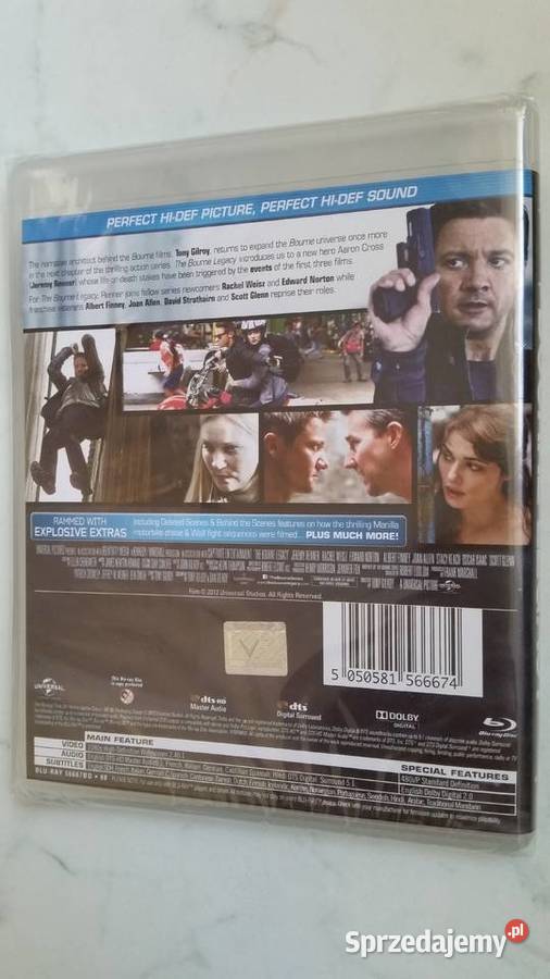 Film THE BOURNE LEGACY 2012 Universal Bluray Puławy