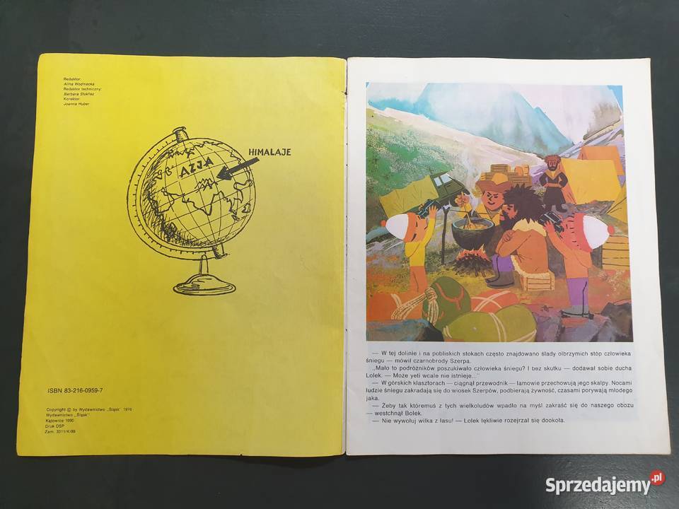 Bolek i Lolek Yeti komiks 1990 dla dzieci Gdynia
