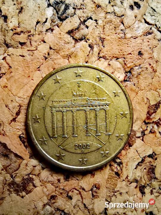 Niemcy RFN 50 Euro Cent 2002 Hambourg Ząbki sprzedam