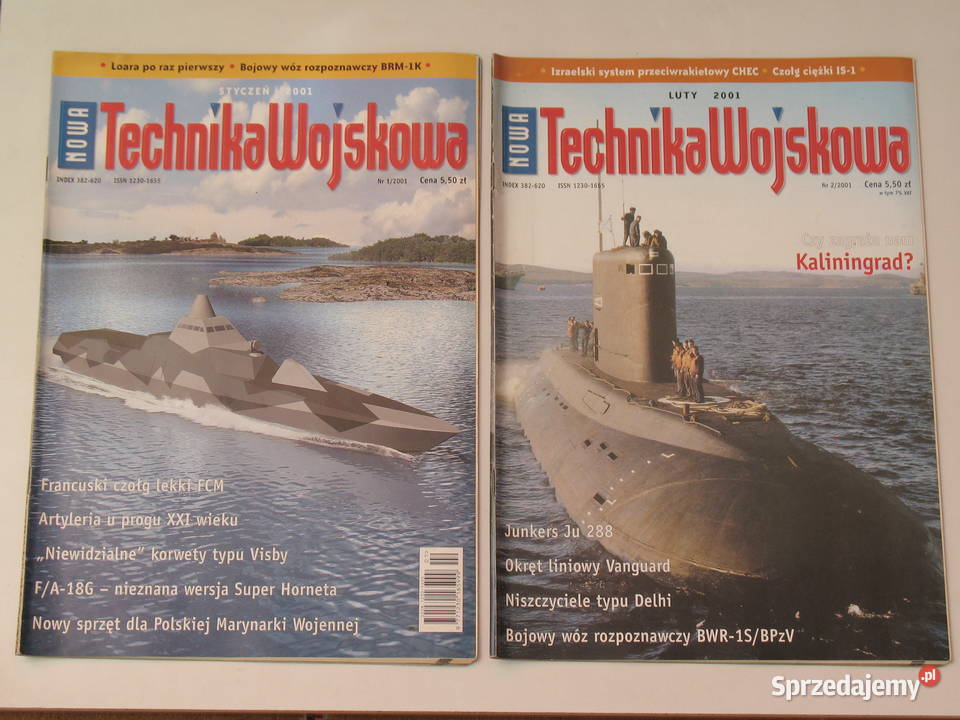 Technika Wojskowa kompletny rocznik 2001 małopolskie Kraków sprzedam