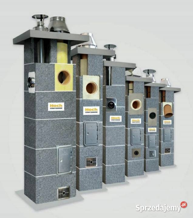SYSTEM KOMINOWY HOCH UNIWERSAL FI160 4mb SW Piece i kominki kujawsko-pomorskie Bydgoszcz