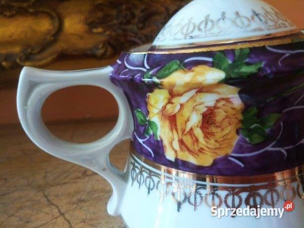 Dzbanek i mlecznik Sygnatura numeryczna Żółte Gdańsk sprzedam