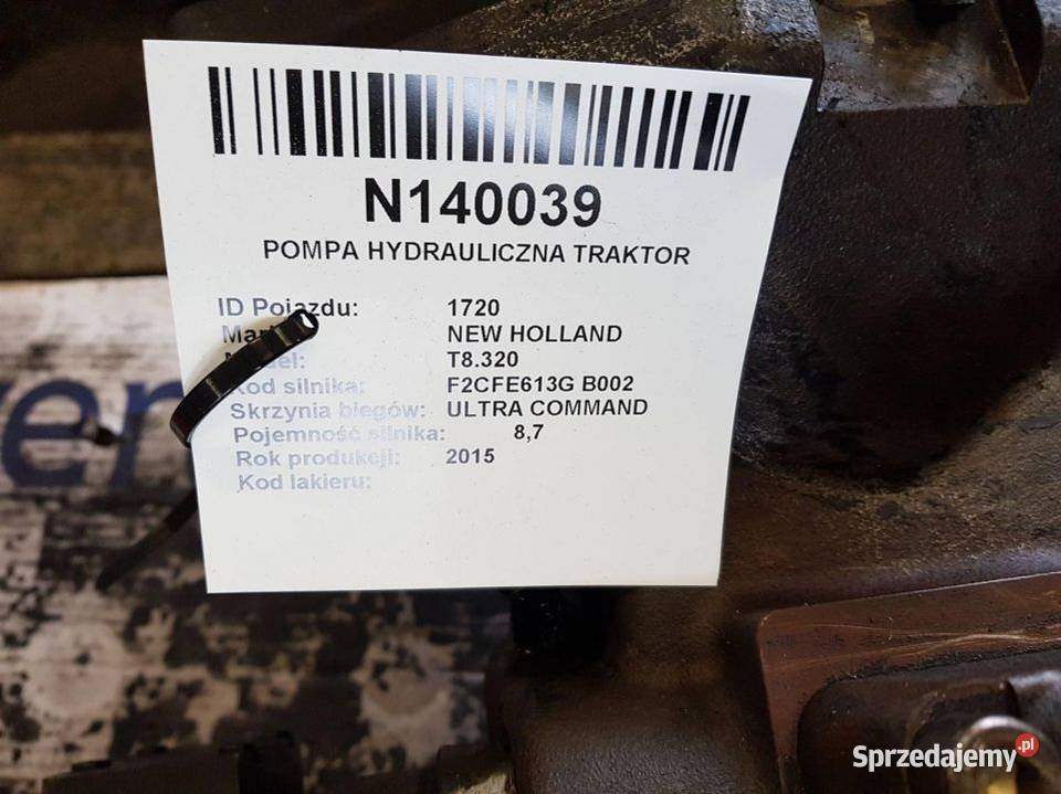POMPA HOLLAND T8 A41CTZ175125 REXROTH Motoryzacja kujawsko-pomorskie Lipno