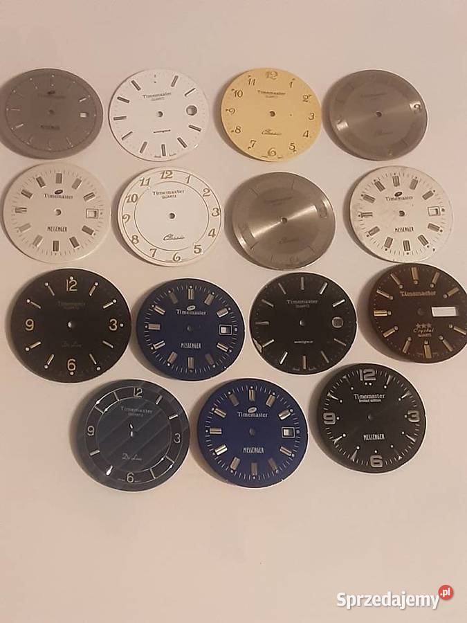 TARCZE DO ZEGARKÓW TIMEMASTER ZESTAW 15 SZTUK Szczecinek