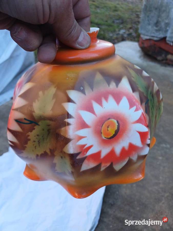 Stary klosz z 3040 lat 20 wieku recznie malowany sprzedam