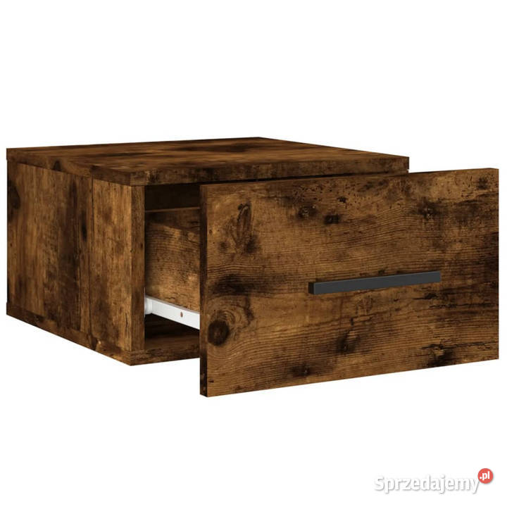 Wiszące szafki nocne 2 przydymiony dąb 35x35x20 mazowieckie Warszawa sprzedam