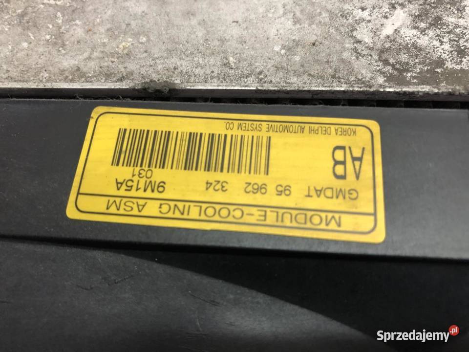 KOMPLET CHŁODNIC 622127 CHVEROLET CAPTIVA I 20 wielkopolskie sprzedam