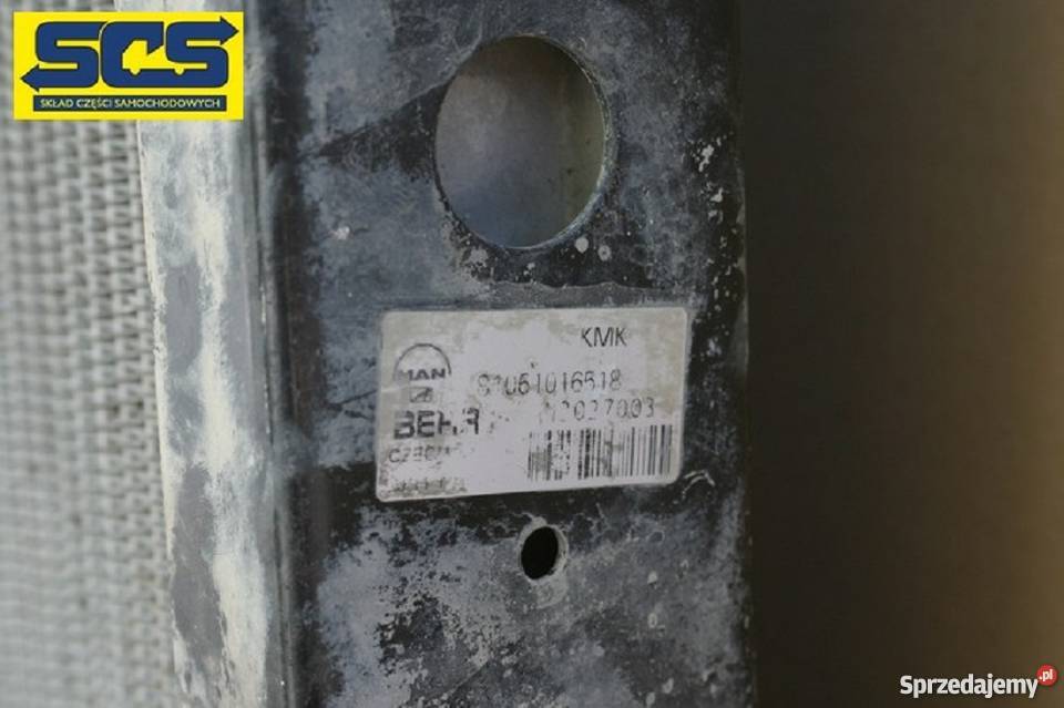 MAN TGA TGS CHŁODNICA WODY CIECZY 765 SPRAWNA Bieleń sprzedam