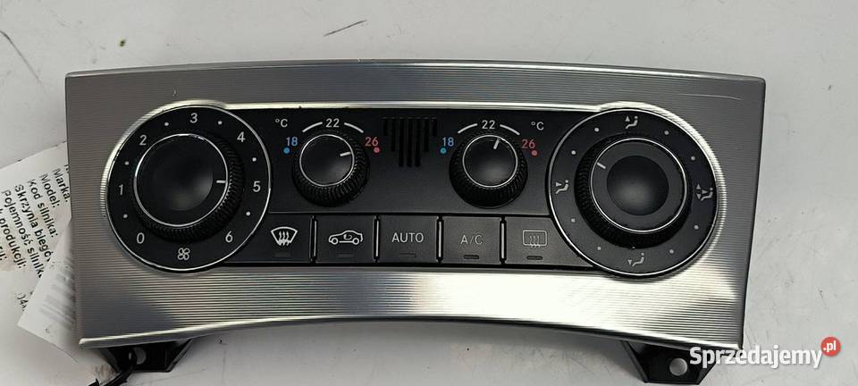 PANEL KLIMATYZACJI MERCDESBENZ C 160 A2038304085 osobowe kujawsko-pomorskie