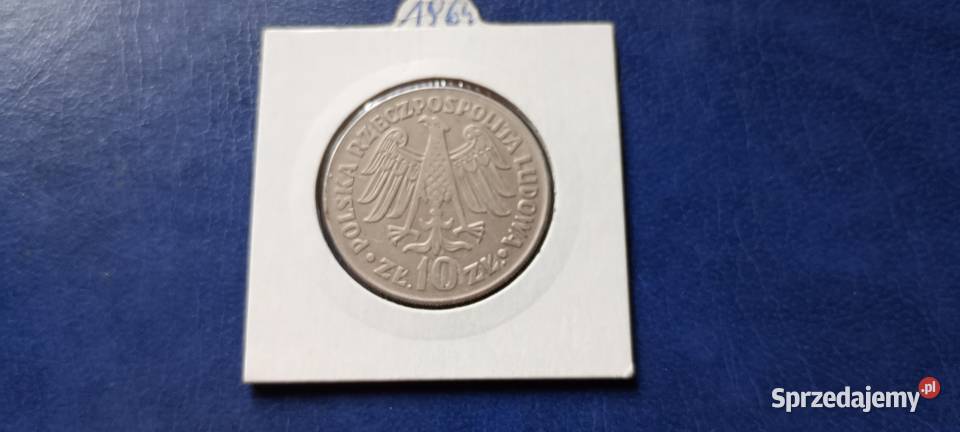 Stare monety 10 złotych 1964 Kazimierz Wielki Lesko