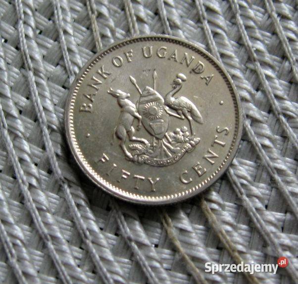 Uganda 50 Cent 1976r Numizmatyka Kalisz