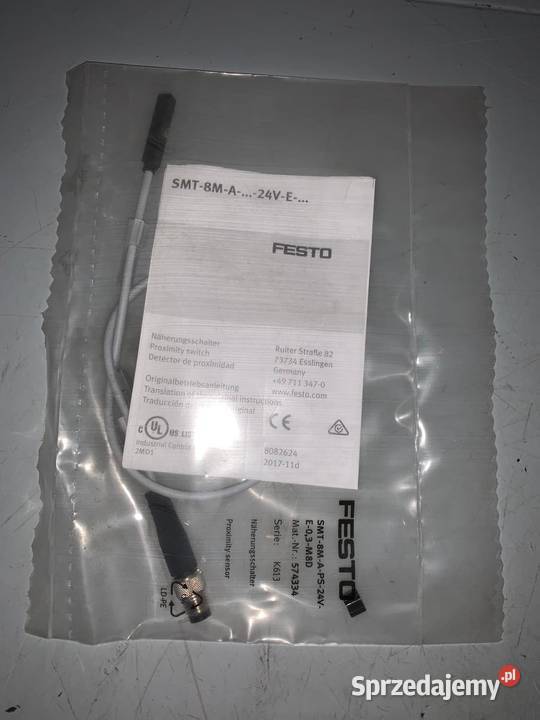 Festo SMT 8M A 24V E 03 M8D 574334 Czujnik