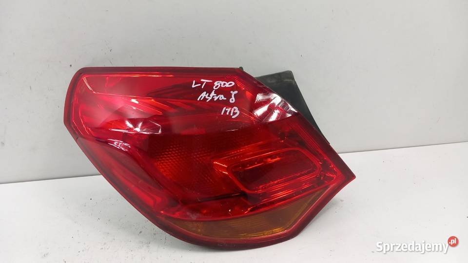 OPEL ASTRA J HB LAMPA TYŁ LEWA Zbierkowo