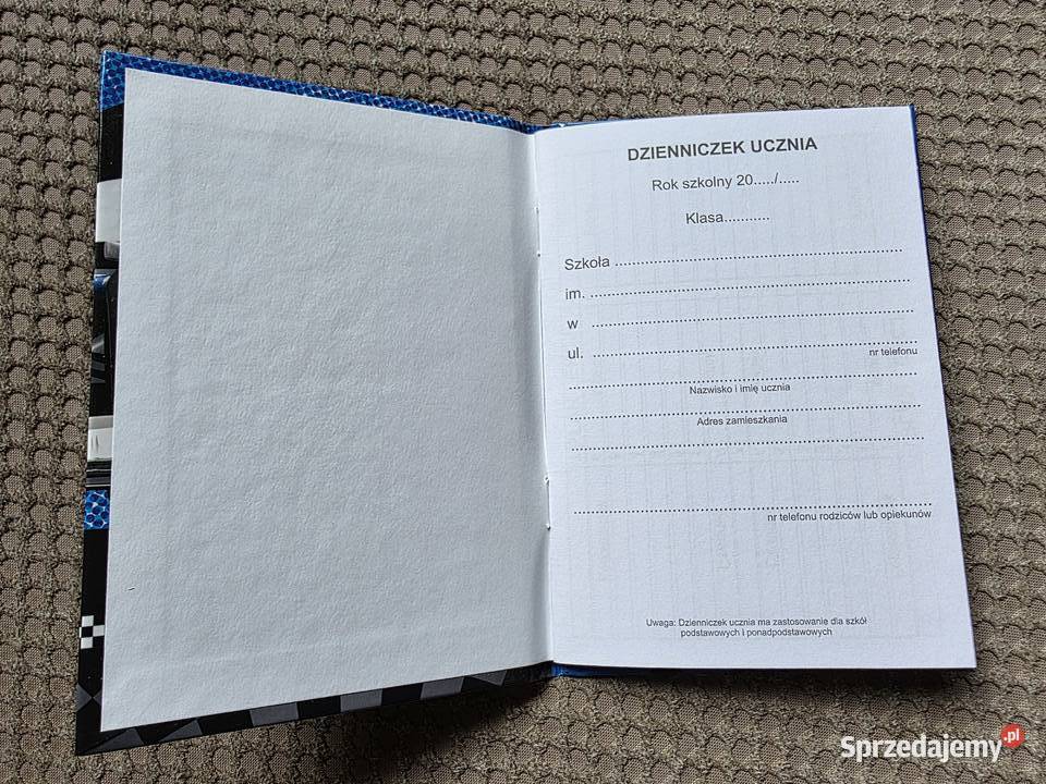 nowy dzienniczek ucznia twarda okładka Kraków