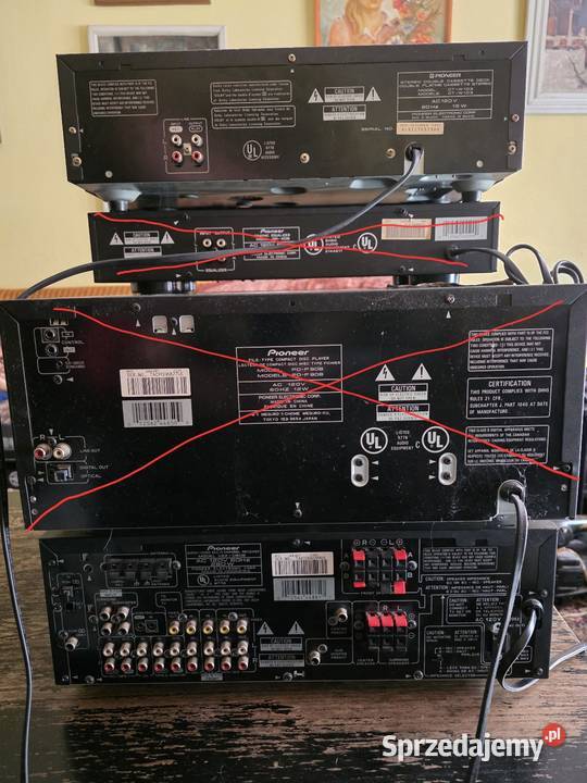 Pioneer wieża zasilanie 110v Wieże i miniwieże Łomża