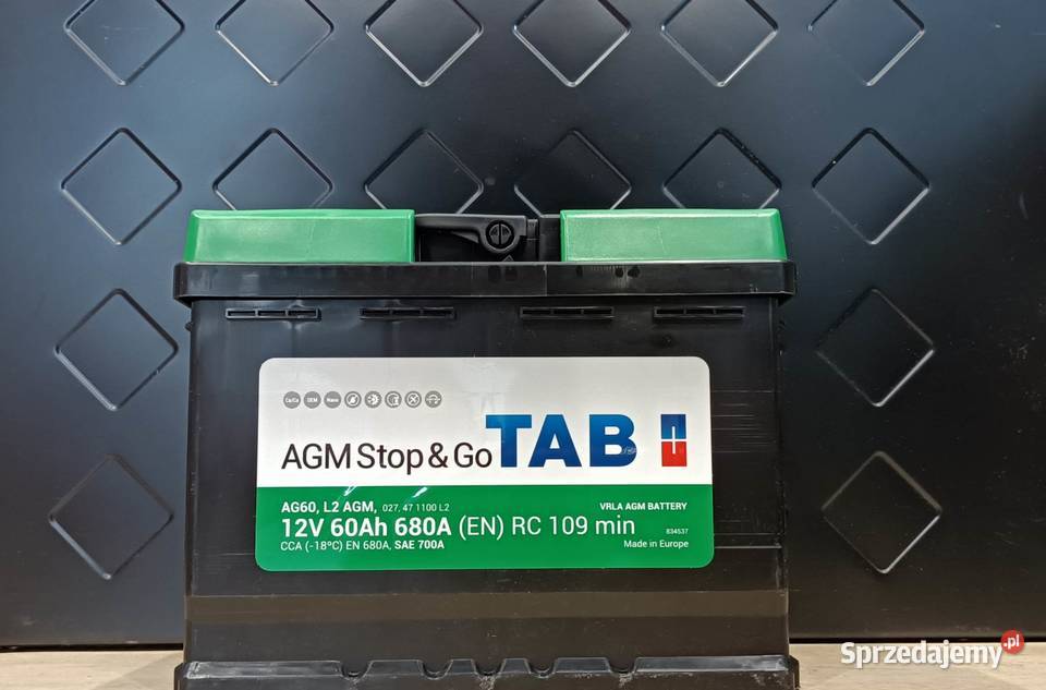 788x645x112 Akumulator TAB AGM STARTSTOP 60Ah Konin