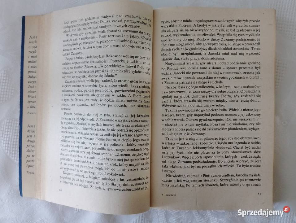 Książka SAMOTNOŚĆ Zofia Bystrzycka powieść miękka z obwolutą