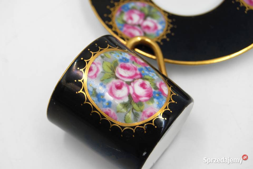 Porcelana Fraureuth Saksonia zestaw duo Poznań