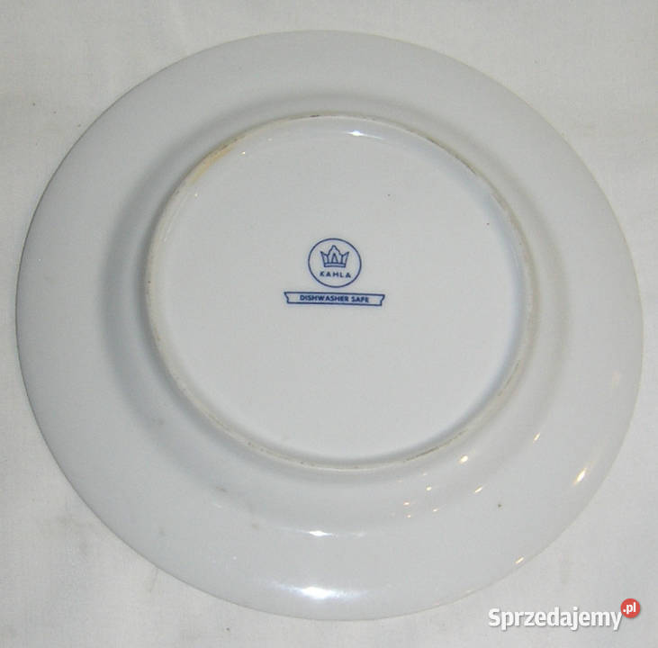 talerz deserowy vintage ręcznie malowanyD10 Porcelana i szkło Bartków