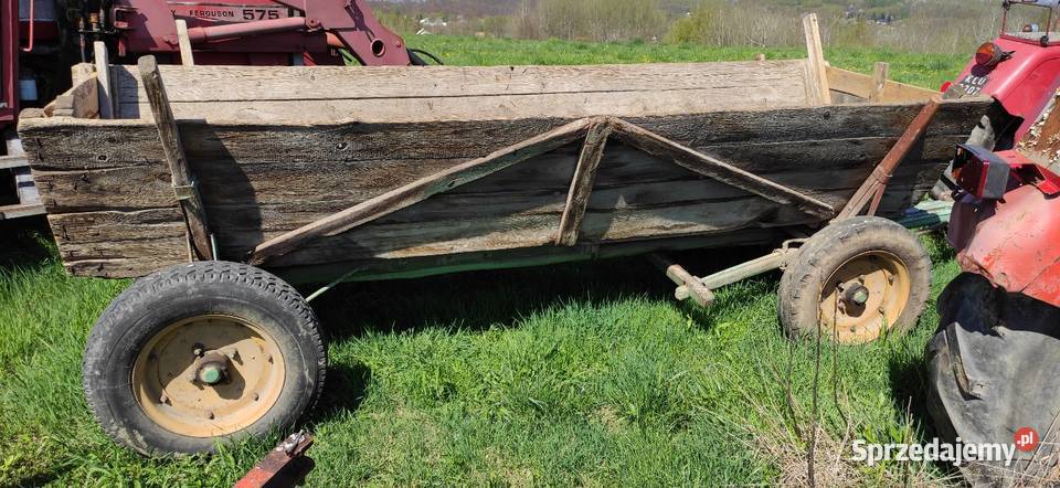 Wóz ciągnikowy metalowy podkarpackie Dębica