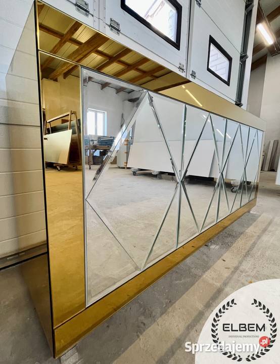 Złota lustrzana komoda Glamour sprzedam