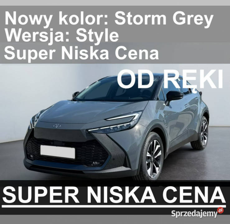 Toyota CHR Nowa 140 Hybryda Dostępna ręki Wersja Samochody osobowe Szczecinek