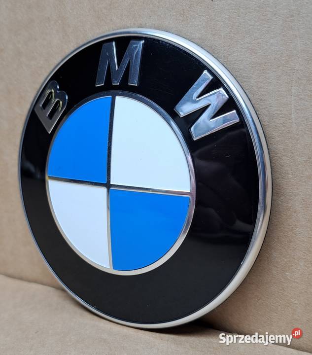 Logo emblemat BMW przód 82 mm E63 E64 E81 F06 osobowe dolnośląskie Mielęcin