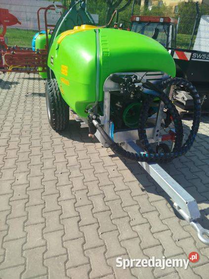 Opryskiwacz sadowniczy ciągany Promar Kropelka łódzkie Kompina