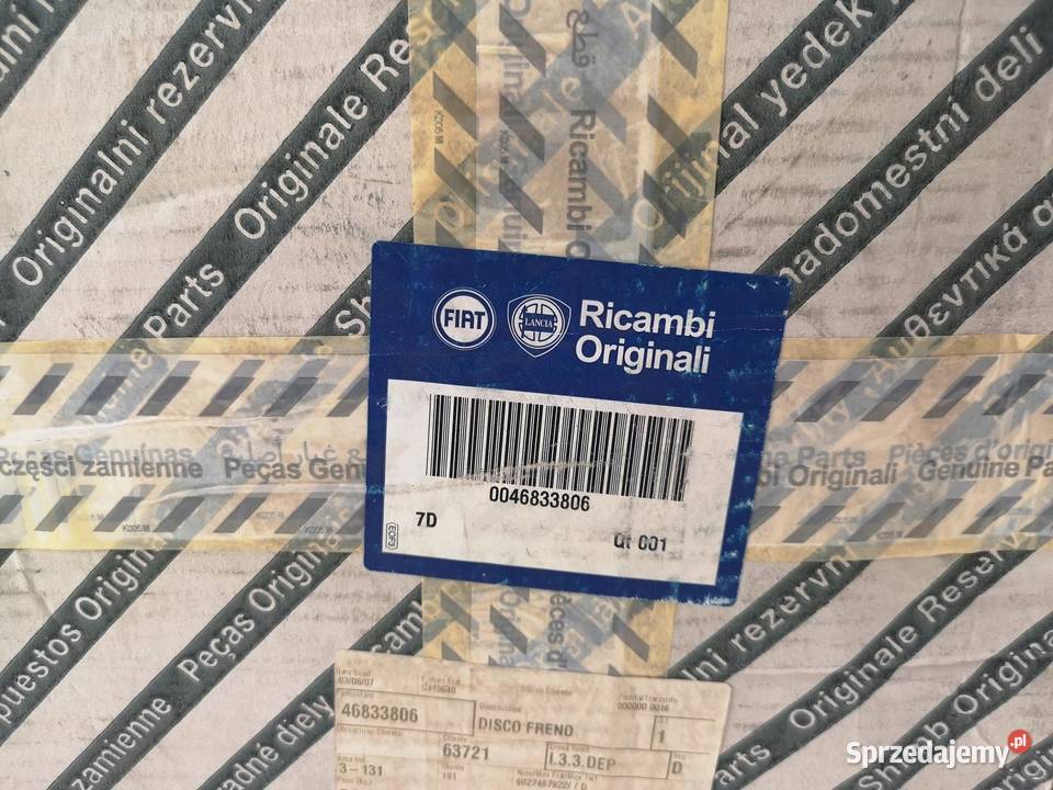 TARCZA HAMULCOWA TYŁ FIAT DUCATO BOXER 9402 Tarcze hamulcowe lubelskie