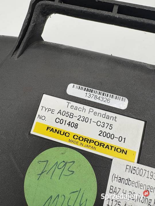 Fanuc A05B2301C375 Teach Pendant Refubrished sprzedam